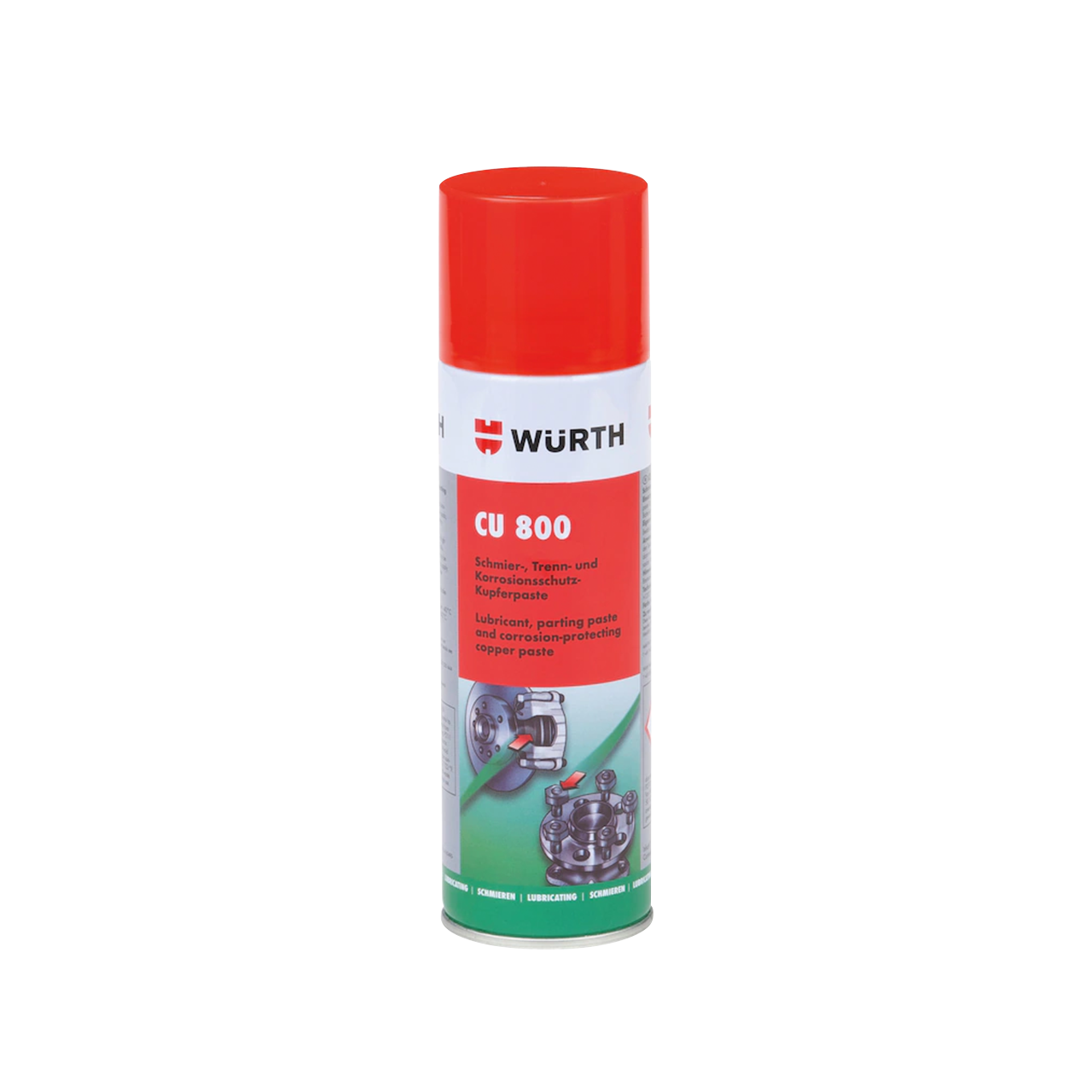 Kupferspray CU 800  von Würth - 300ml